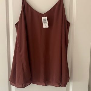 Brand new with tag wild finger chiffon tank from Torrid